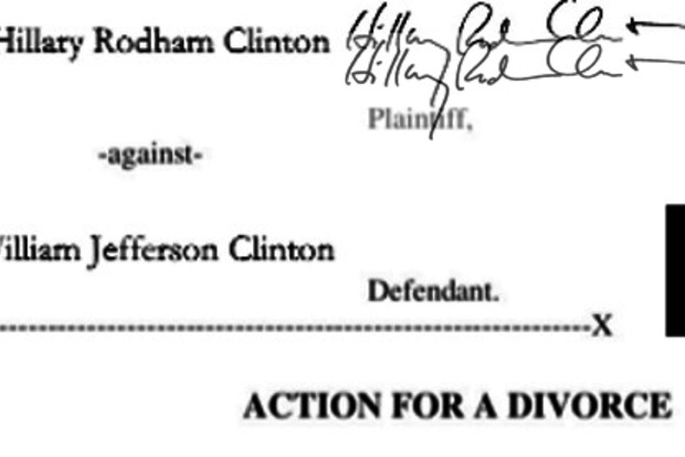 В сети распространяют фейк о разводе Хиллари и Билла Клинтонов