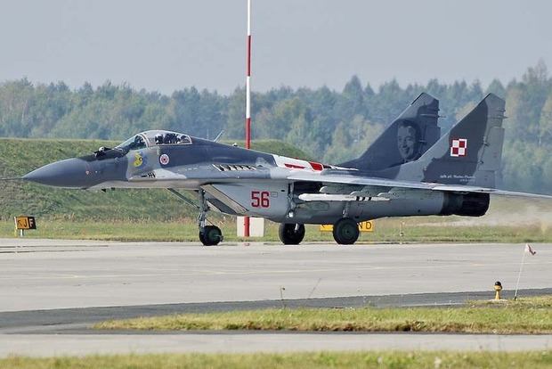 Военный истребитель МиГ-29 разбился в Польше 