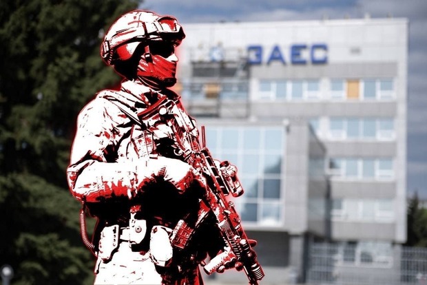 российские военные продолжают обстреливать Запорожскую АЭС