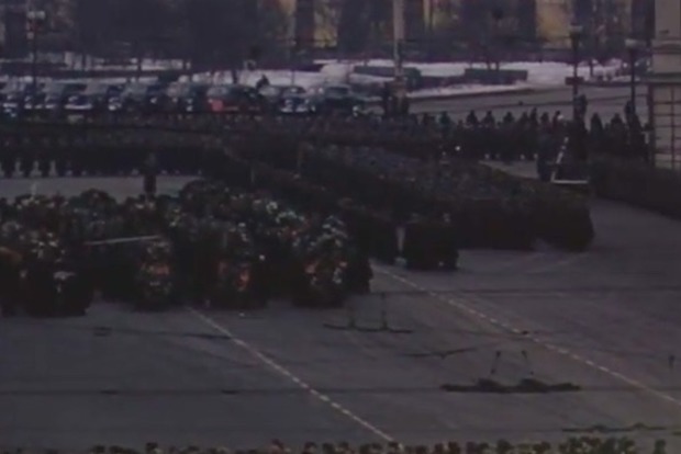 Опубликована уникальная цветная киносъемка похорон Сталина