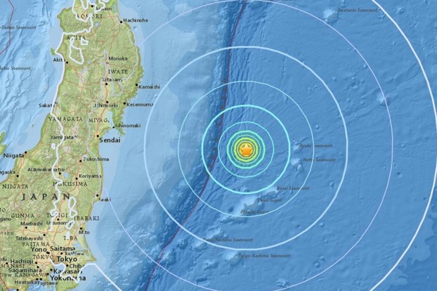 Третье крупное землетрясение в мире за сутки, на этот раз – в Японии