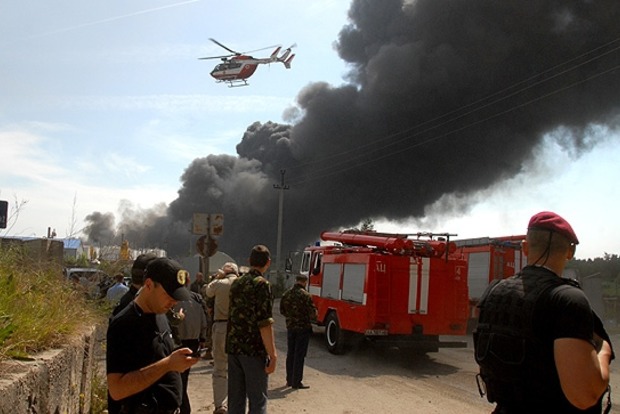 Полиция завершила досудебное расследование по делу о пожаре на нефтебазе под Киевом