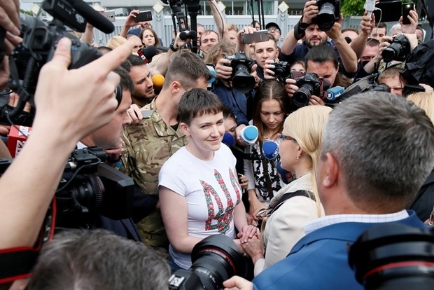 Пресс-конференция Надежды Савченко, прямая трансляция (видео)