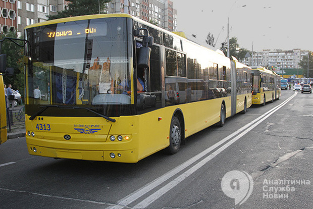 Киев купил большую партию новых троллейбусов и автобусов