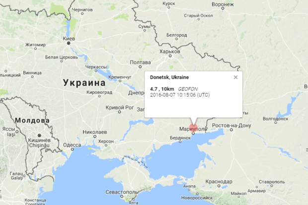 На сході України стався землетрус