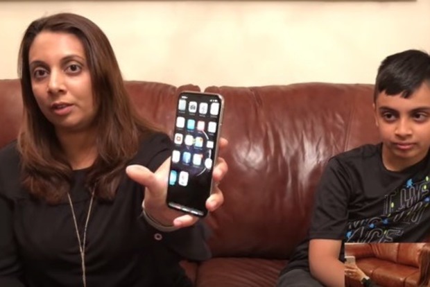 Десятилетний мальчик легко обманул сканер лица iPhone X на телефоне матери
