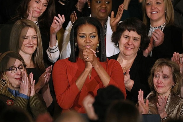 Мішель Обама прощальною промовою довела публіку до сліз