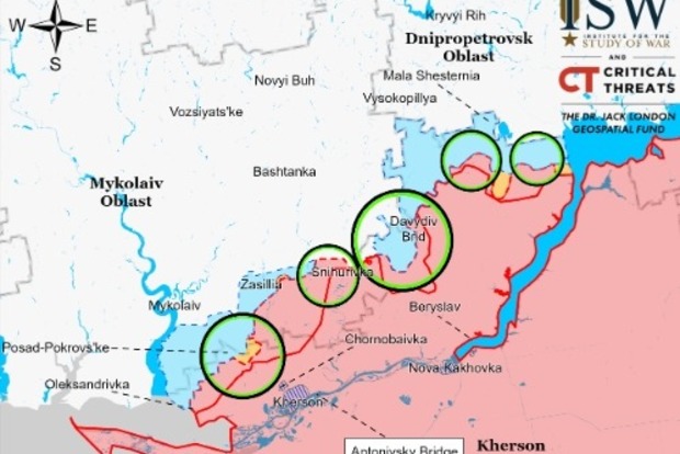 ISW: Украинские войска укрепляют позиции около Лимана, атаки армии РФ на Бахмут закончились неудачей
