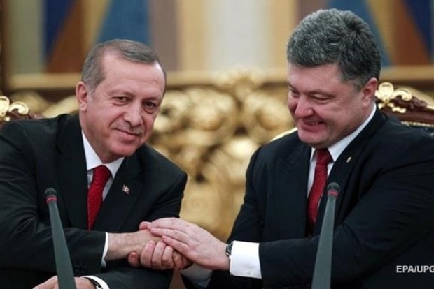 Эрдоган обещает Порошенко, что Россия не повлияла на его позицию по Крыму