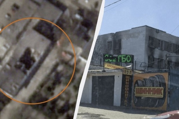 Опубликовано фото атакованного центра связи вф в Севастополе. Обвалилась крыша