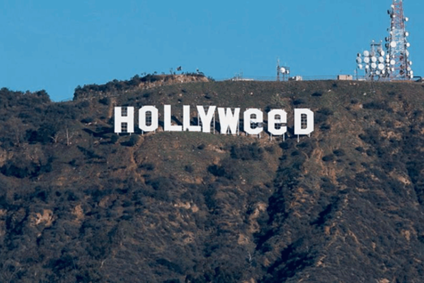 Знаменитую надпись Hollywood в Лос-Анджелесе поменяли на «святую марихуану»