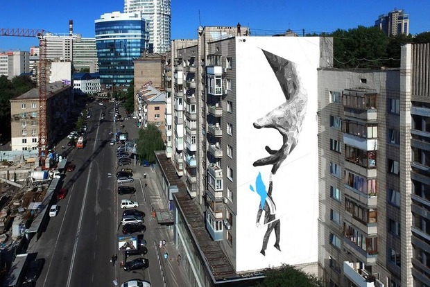 Уличная галерея Киева пополнилась двумя муралами