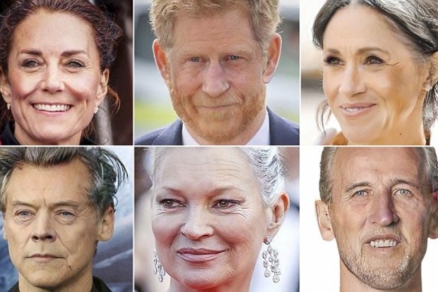 Будущее королевской семьи: как будут выглядеть Кейт, Гарри и Меган в 60 лет
