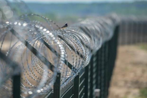 Латвия установила на границе с РФ забор с колючей проволокой