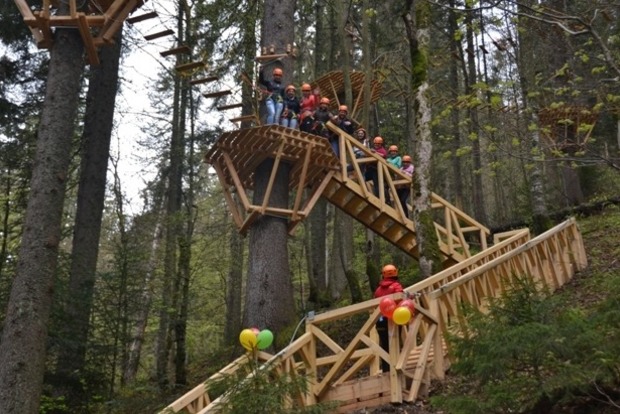 На Синевирі відкрили 500-метрову екостежку в кроні дерев
