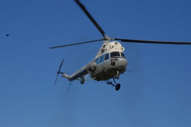 В Сумской области рухнул вертолет