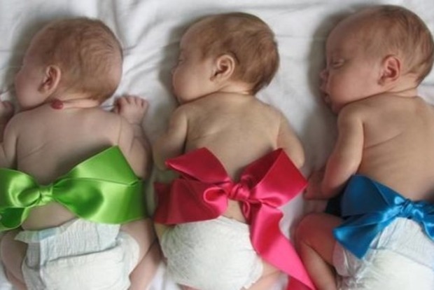 В Киеве родились первые в этом году тройняшки