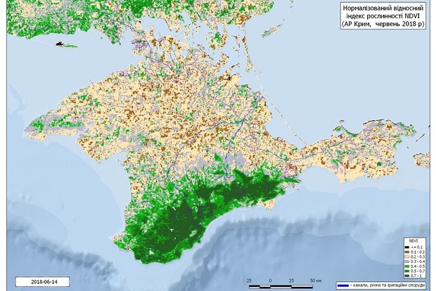 Большая часть зеленых насаждений в Крыму погибла за два года