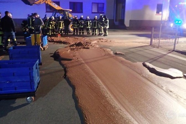 В Германии произошел шоколадный потоп