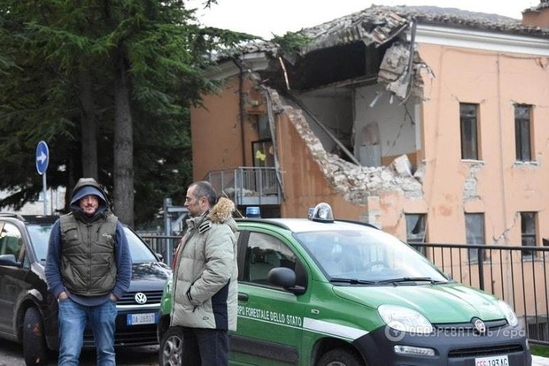 Землетрус в Італії зруйнував будинки 3000 осіб