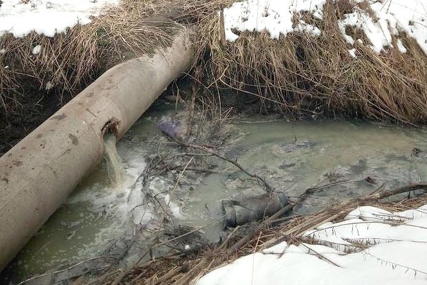 В Житомире нашли трубу, через которую сливали канализацию в речку Тетерев