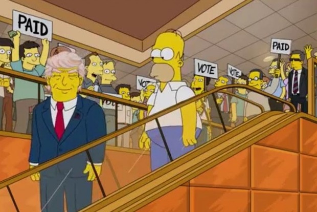 В мультфильме «Симпсоны» победу Трампа предсказали еще 16 лет назад