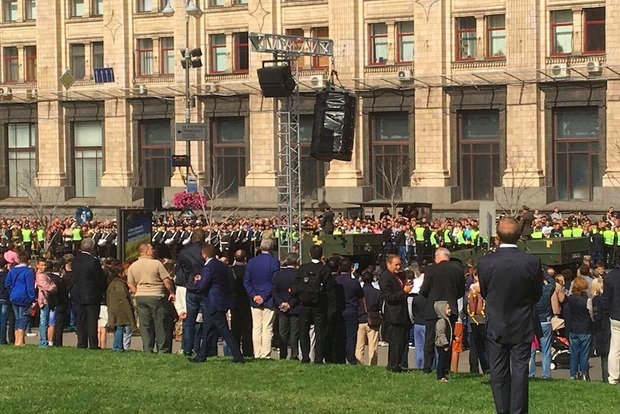 В Киеве во время парада полиция задержала психбольного