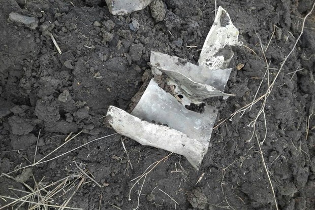﻿Українська сторона показала наслідки обстрілу з «Градів» бойовиків