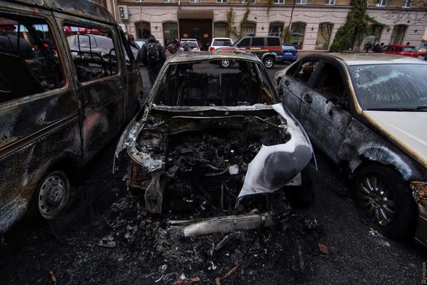 Ночные поджоги в Одессе: появились новые фото‍