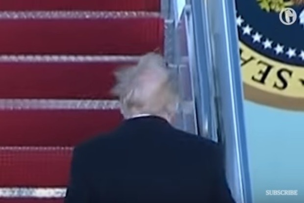 Тайна волос Трампа: появилось видео с «голым скальпом» президента США
