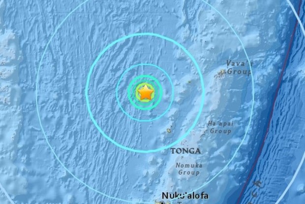 В Тихом океане произошло землетрясение магнитудой 6,1‍