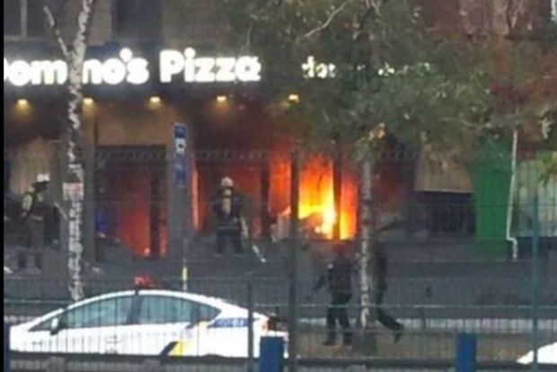 В Киеве горела пиццерия