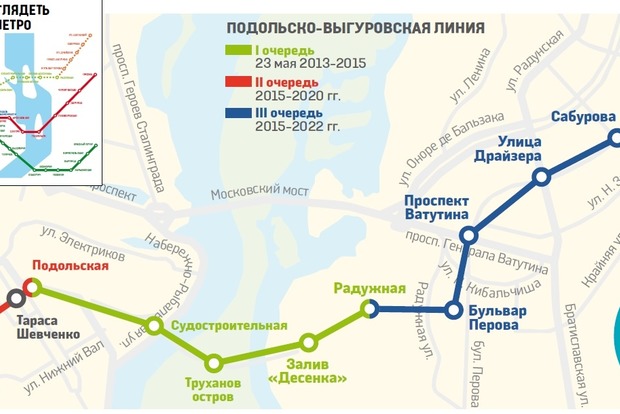 У Кличко снова заговорили о строительстве метро на Троещину