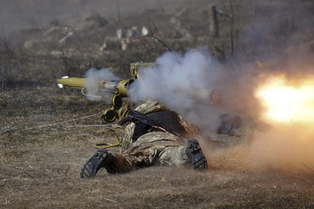 Около Зайцево и Авдеевки боевики выпустили по позициям сил АТО более 250 мин