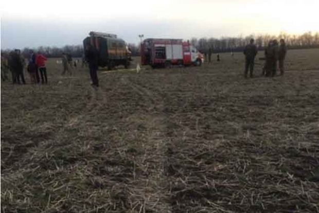 Крушение военного Ми-2 на Донбассе. Появилось видео