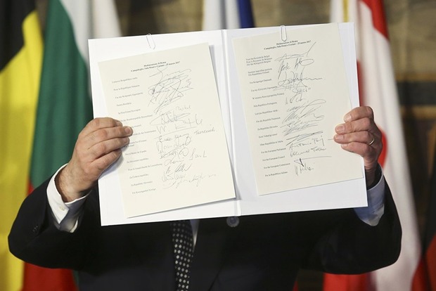 Лидеры стран Евросоюза подписали Римскую декларацию о будущем ЕС