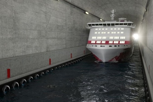 В Норвегии построят первый подземный тоннель для кораблей