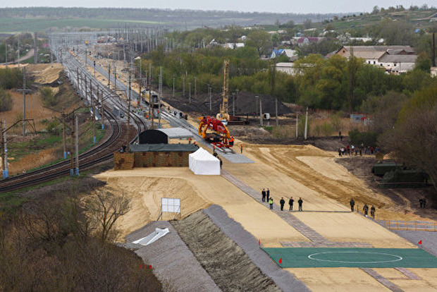 Российская железная дорога в обход Украины просела на метр