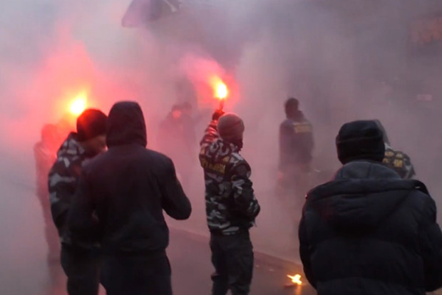 У Кременчуці сталася бійка між поліцією і «Нацкорпусом»