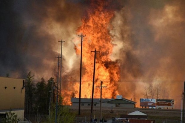 У Канаді збільшується площа лісових пожеж