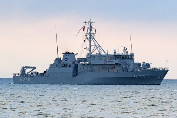 Опубліковано відео з кораблями НАТО в порту Одеси