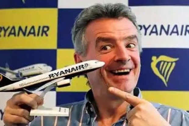 Глава Ryanair написав листа директору Департаменту з авіації Мінтрансу Білорусі і засудив їх дії з літаком