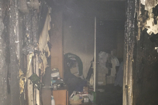 В Киеве 87-летняя женщина сгорела в своей квартире