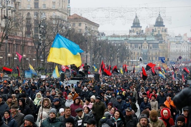 Марш за импичмент. Сторонники Саакашвили огласили требования к Раде