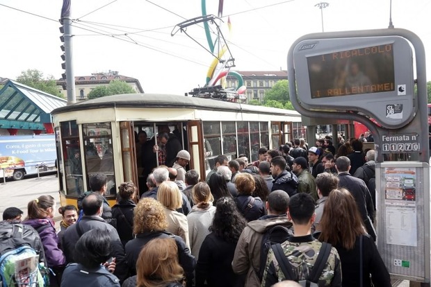 В Италии остановился транспорт из-за всеобщей забастовки 
