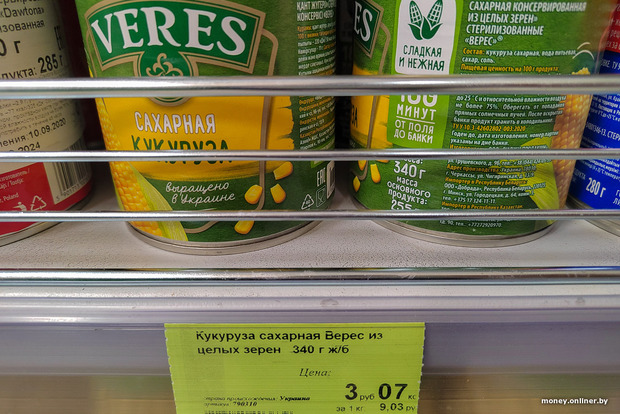 В беларуси на складах заканчиваются украинские продукты