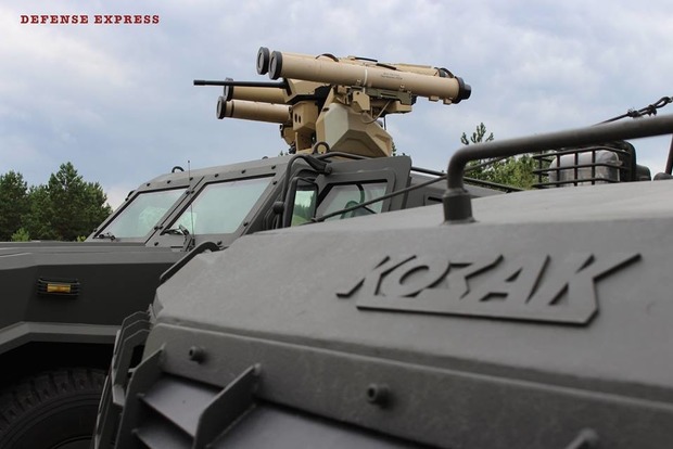 КБ Луч показало нове протитанкове озброєння для броньовика Козак