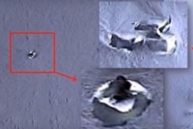 Во Антарктиде нашли космические корабли инопланетян (видео)