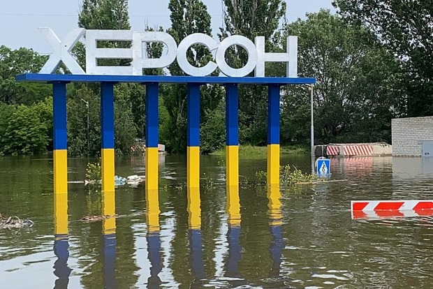 Рівень води у Херсонській області продовжує спадати