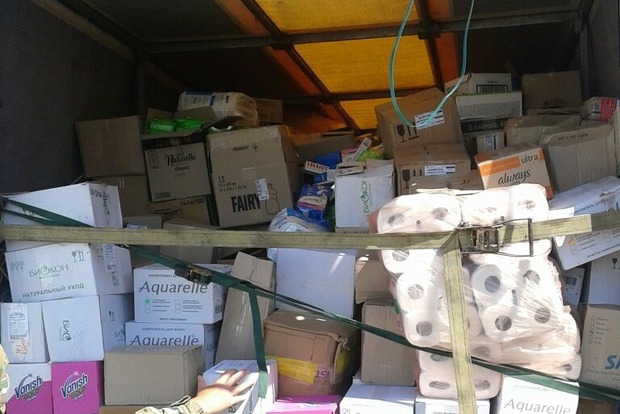 В Донецкой области «Фантом» задержал партию товаров, которую незаконно пытались доставить на оккупированную территорию